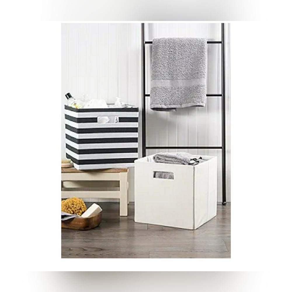 DII NWT  Hard Sided Collapsible Fabric Storage Container 13×13×13